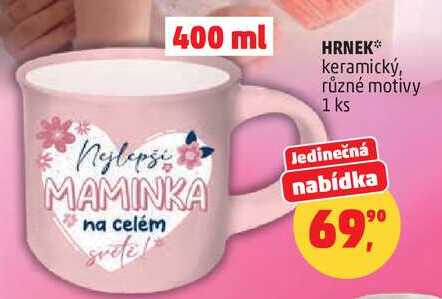 HRNEK keramický, různé motivy, 1 ks 