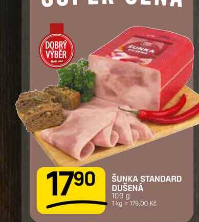 ŠUNKA STANDARD DUŠENÁ 100 g 