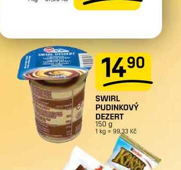 SWIRL PUDINKOVÝ DEZERT 150 g 