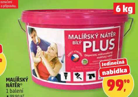 MALÍŘSKÝ NÁTĚR, 1 balení