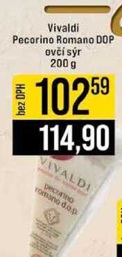 Vivaldi Pecorino Romano DOP ovčí sýr 200 g 