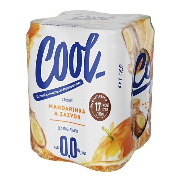 Cool Mandarinka a zázvor 4x500ml plech