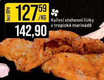 Kuřecí stehenní řízky v tropické marinádě 1kg
