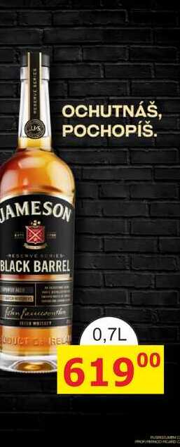 JAMESON BLACK BARREL 0,7l