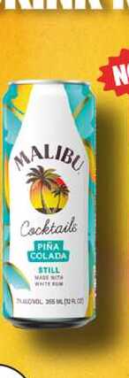 MALIBU Cocktails PINA COLADA 0,25l plechovka