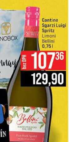 Cantine Sgarzi Luigi Spritz Limoni Bellini 0,75l
