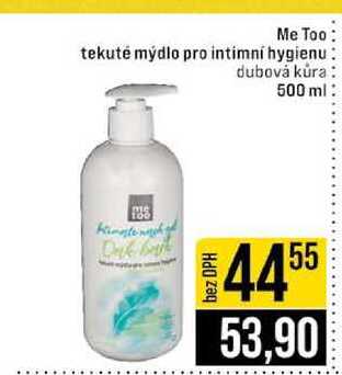 Me Too tekuté mýdlo pro intimní hygienu dubová kúra 500 ml