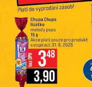 Chupa Chups lizátko melody pops 15 g 