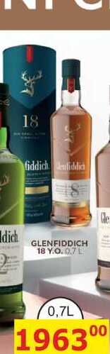 GLENFIDDICH 18 Y.O. 0.7L 