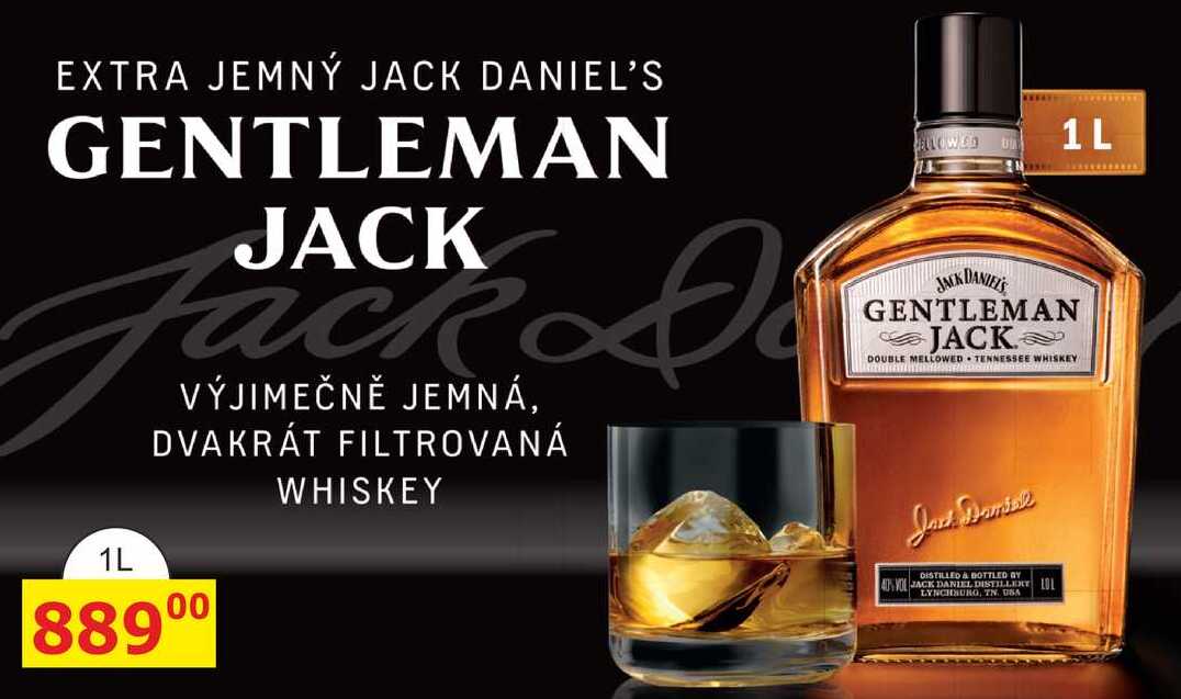 JACK DANIEL'S GENTLEMAN JACK 1 L