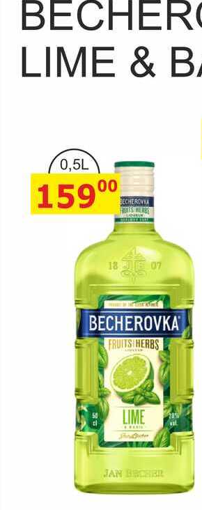 BECHEROVKA FRUITS HERBS 0,5L v akci