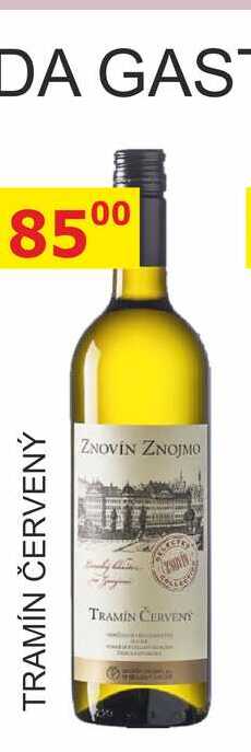 ZNOVÍN ZNOJMO 0,75l TRAMÍN ČERVENÝ