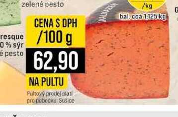 Pittoresque Gouda 50% sýr červené pesto 100g