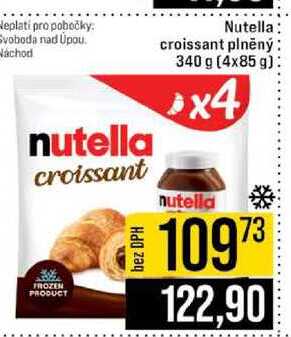 Nutella croissant plněný 340 g (4x85 g)
