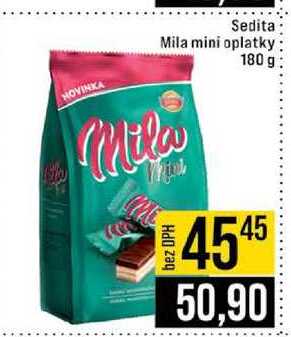 Sedita Mila mini oplatky 180 g