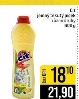 Cit jemný tekutý písek různé druhy 600 g