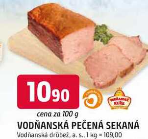 VODŇANSKÁ PEČENÁ SEKANÁ 100g