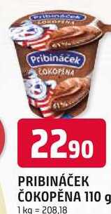 PRIBINÁČEK ČOKOPĚNA 110 g