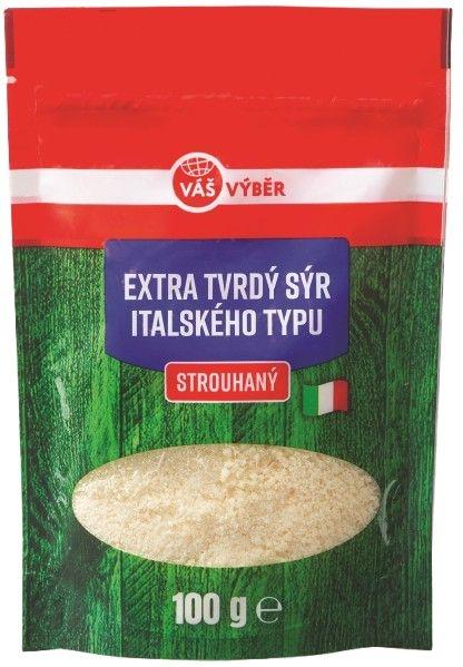VÁŠ VÝBĚR Extra tvrdý sýr italského typu, 100 g