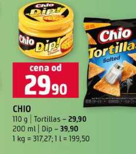 CHIO 110 g Tortillas 200 ml Dip