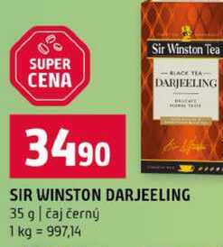 SIR WINSTON DARJEELING 35 g čaj černý