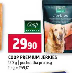 COOP PREMIUM JERKIES 120 g pochoutka pro psy 