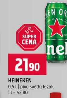 HEINEKEN 0,5l pivo světlý ležák 
