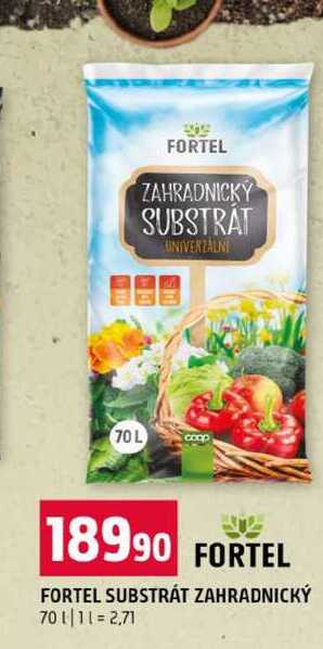 FORTEL FORTEL SUBSTRÁT ZAHRADNICKÝ 70l