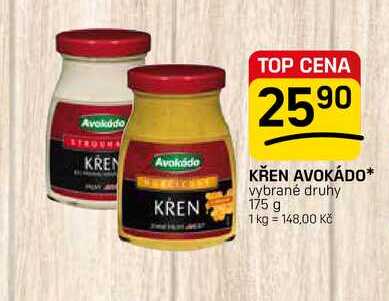 KŘEN AVOKÁDO* vybrané druhy 175 g