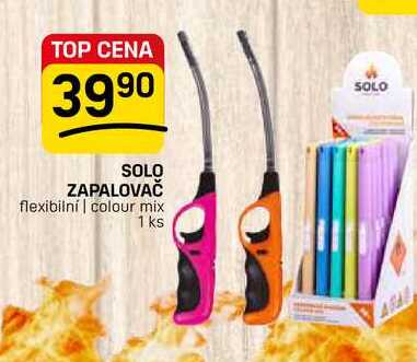 SOLO ZAPALOVAČ flexibilní | colour mix 1 ks 