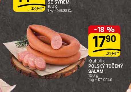 POLSKÝ TOČENÝ SALÁM 100 g