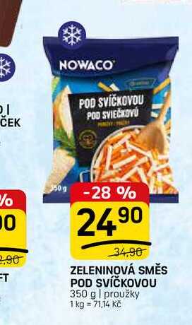 ZELENINOVÁ SMĚS POD SVÍČKOVOU 350 g