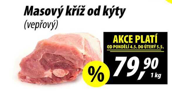 Masový kříž od kýty (vepřový), 1 kg