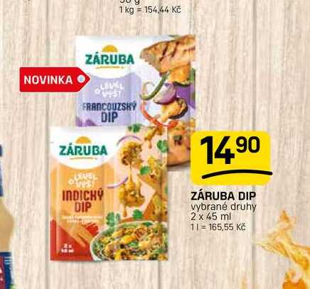 ZÁRUBA DIP vybrané druhy 2 x 45 ml 
