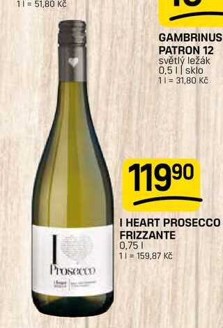 I HEART PROSECCO FRIZZANTE 0,75l
