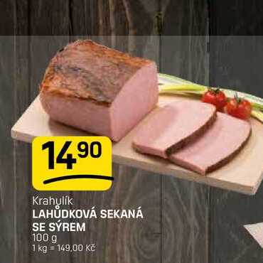 LAHŮDKOVÁ SEKANÁ SE SÝREM 100 g