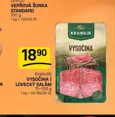 VYSOČINA | LOVECKÝ SALÁM 75-100 g