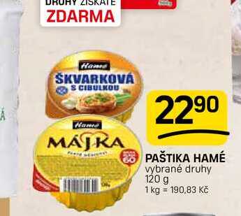 PAŠTIKA HAMÉ vybrané druhy 120 g