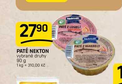 PATÉ NEKTON vybrané druhy 90 g