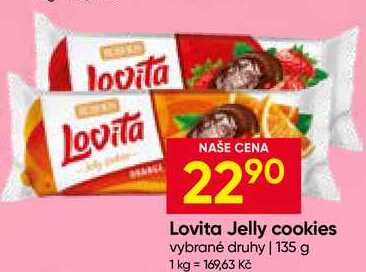 Lovita Jelly cookies vybrané druhy 135 g