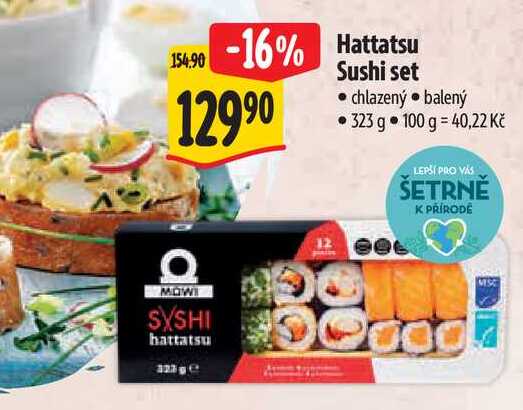   Hattatsu Sushi set  323 g 