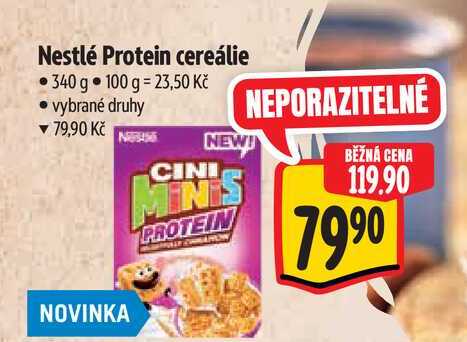 Nestlé Protein cereálie 340 g  