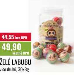 ŽELÉ LABUBU 30x8g 