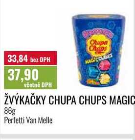 ŽVÝKAČKY CHUPA CHUPS MAGIC 86g 