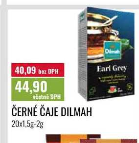 ČERNÉ ČAJE DILMAH 20x1,5g-2g 