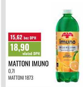 MATTONI IMUNO 0,7l