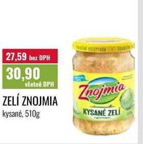 ZELÍ ZNOJMIA kysané, 510g 