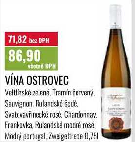 VÍNA OSTROVEC 0,75l