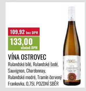 VÍNA OSTROVEC 0,75l