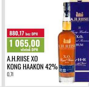 A.H.RIISE XO KONG HAAKON 42% 0,7l